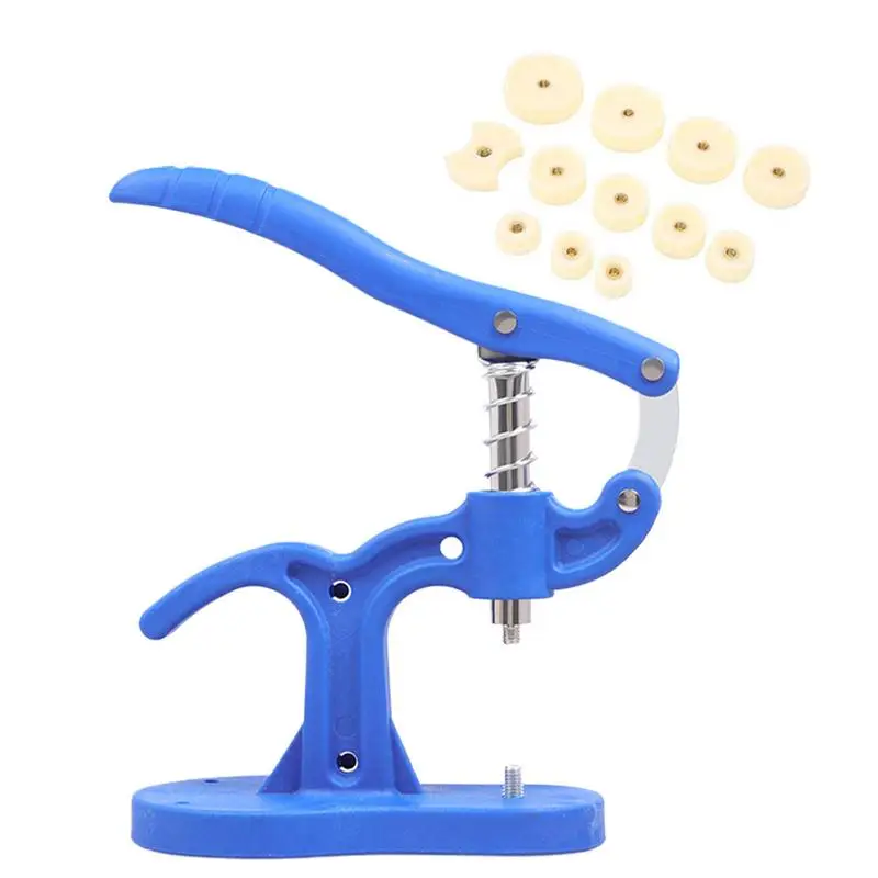 Watch Pressing Tool Professional Back Case Press Set Watch Press Tool Repair Kit with 12Peices Fitting Dies Anti-Slip Metal