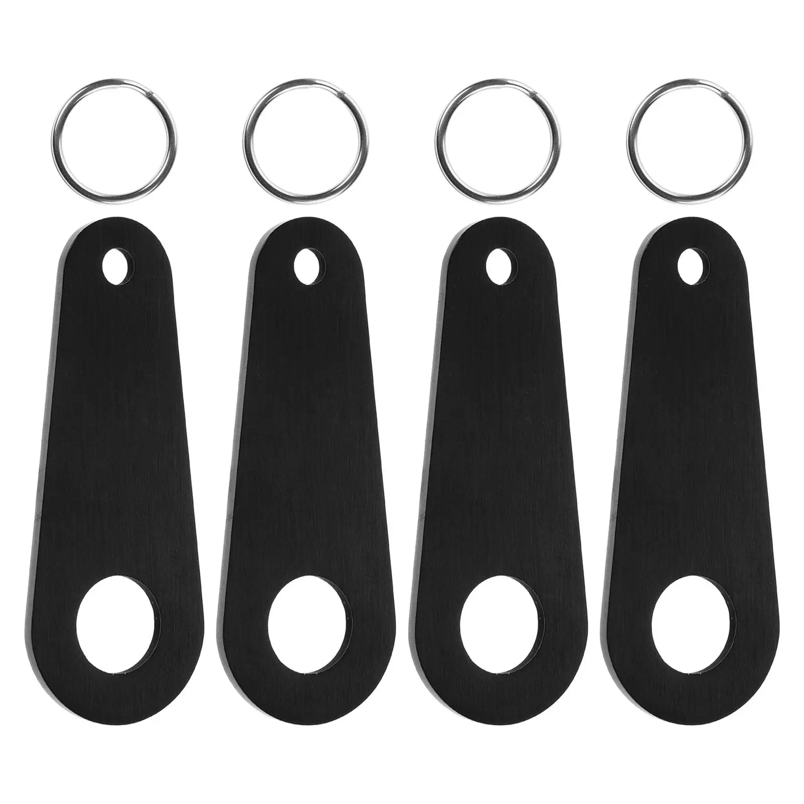 

4Pcs Motorcycle Bell Hanger Guardian Luck Bell Mount Black Stainless Steel Metal Holder Quick Installation Vibration Resistant