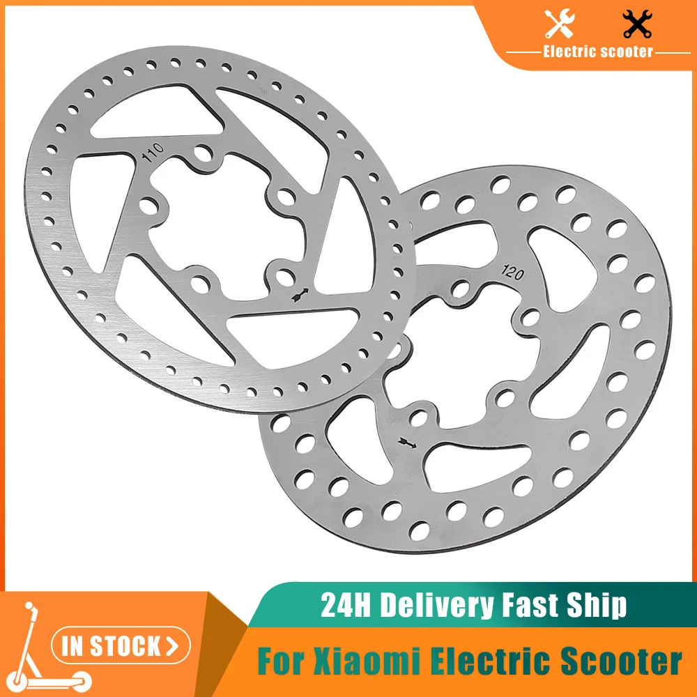 Universal 110/120mm Legierung Stahl Disc Bremsscheibe Torx Bolzen Pad Für Xiaomi Mi M365 Pro Elektrische Roller mit Schrauben Zubehör
