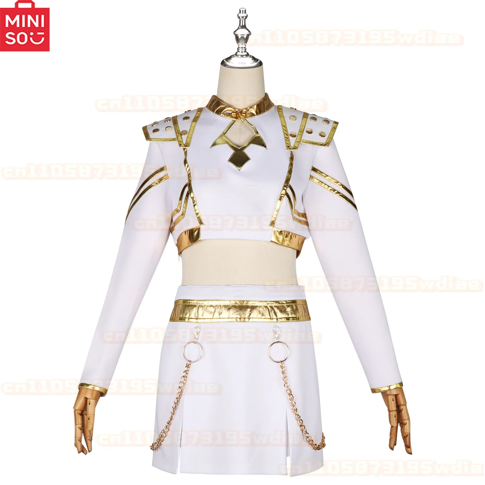 MINISO woman Rumi Mira Zoey KPop Demon Hunters Costume Roleplay Girls Stage Performance Cosplay Halloween Carnival Party Suit