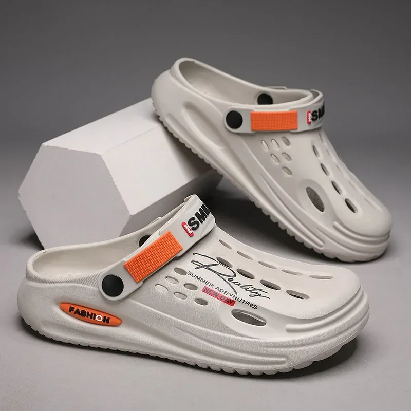 

Men's Breathable Beach Shoes Casual Sandals Classic Clog Unisex Closed-Toe Slip-Ons Outdoor Slippers Men Summer Sandals