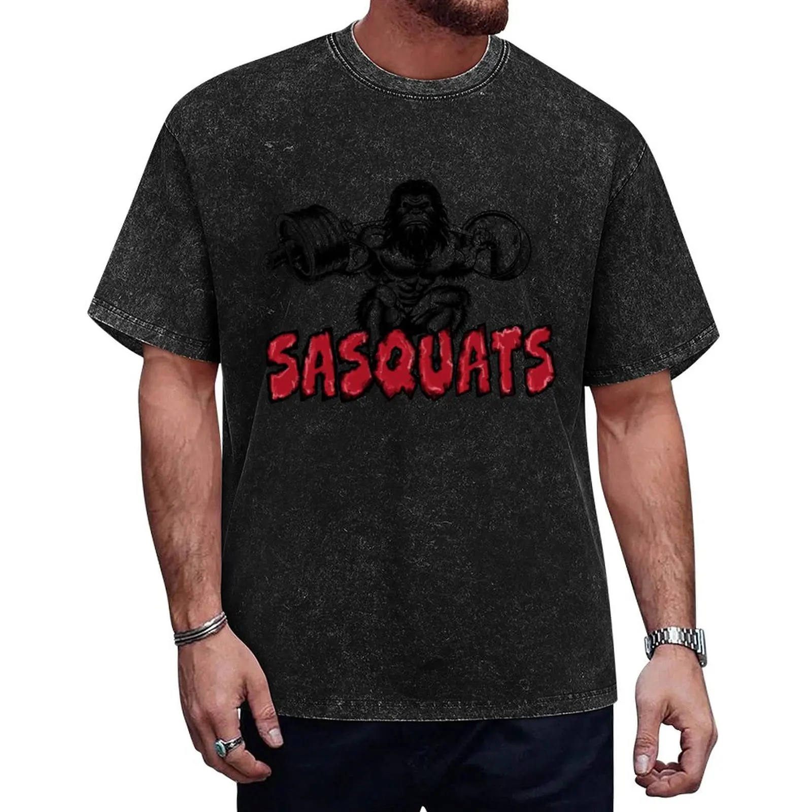 

SASQUATS T-Shirt boys whites T-shirts oversize hippie clothes animal prinfor boys luxury clothes men