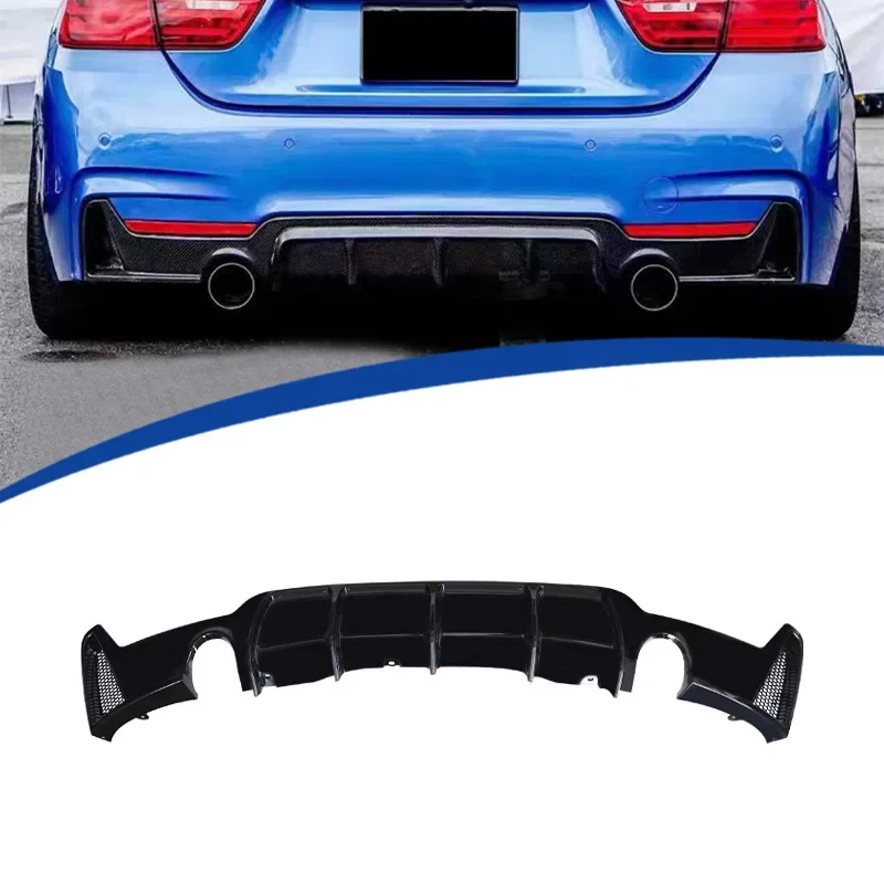 Suitable for 13-19 BMW 4 Series F32 modified MP model, with dual sided single out and dual out rear lip