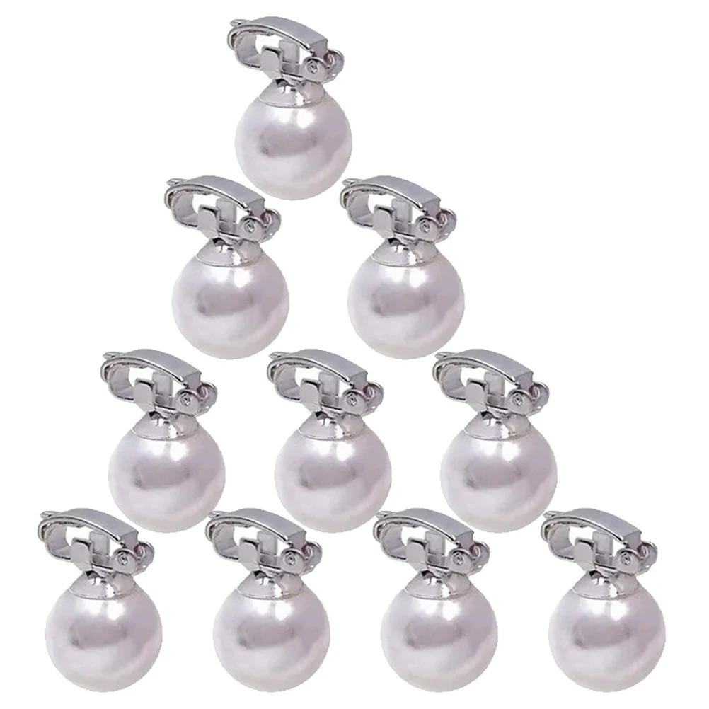 

10Pcs Mini Pearl Hair Clips for Brides Women Elegant Braided Hair Pins Artificial Pearl Accessories Stylish Fast