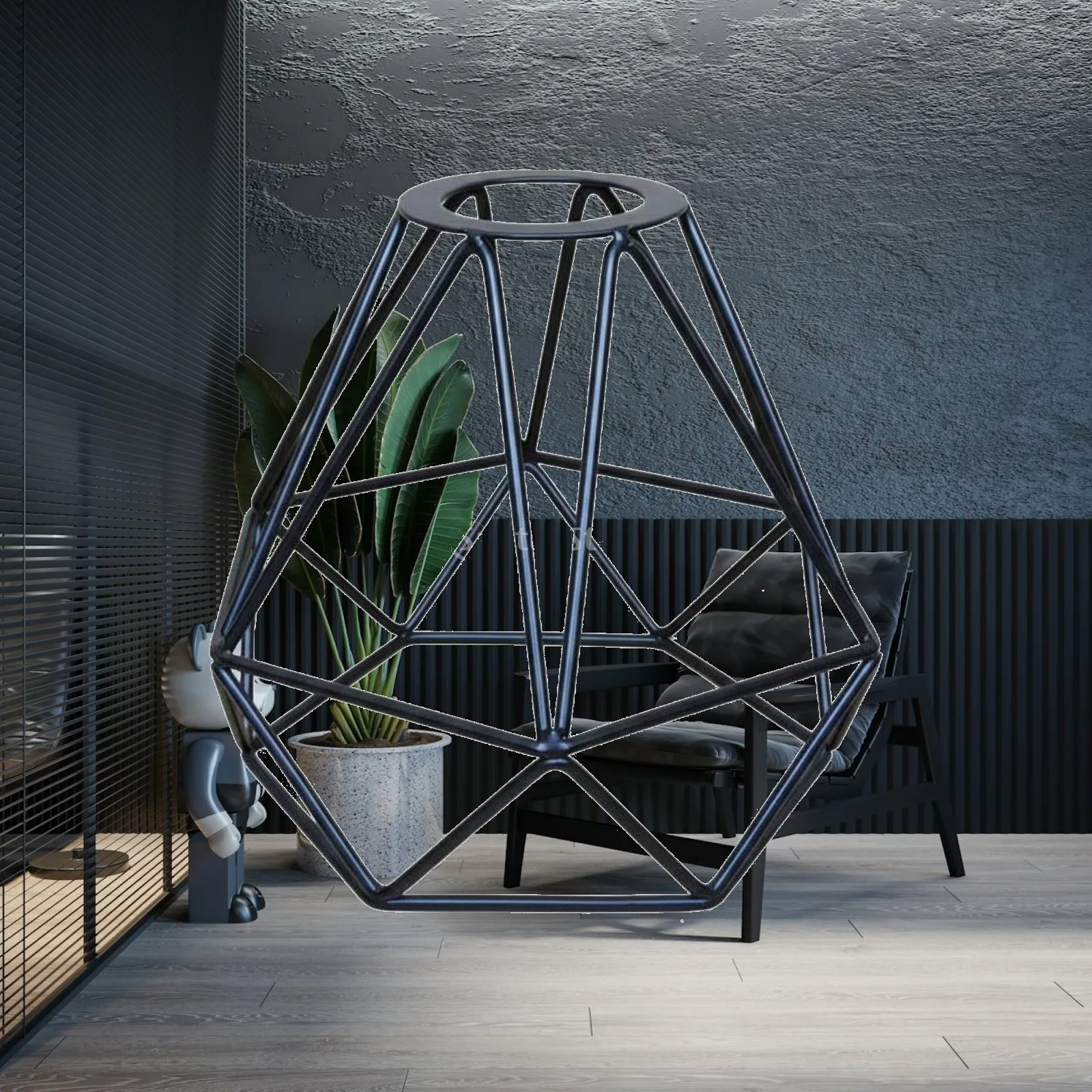 Iron Frame Cafe Pendant Shade Industrial Decor Lampshade for Home Lighting Kitchen Dining Table