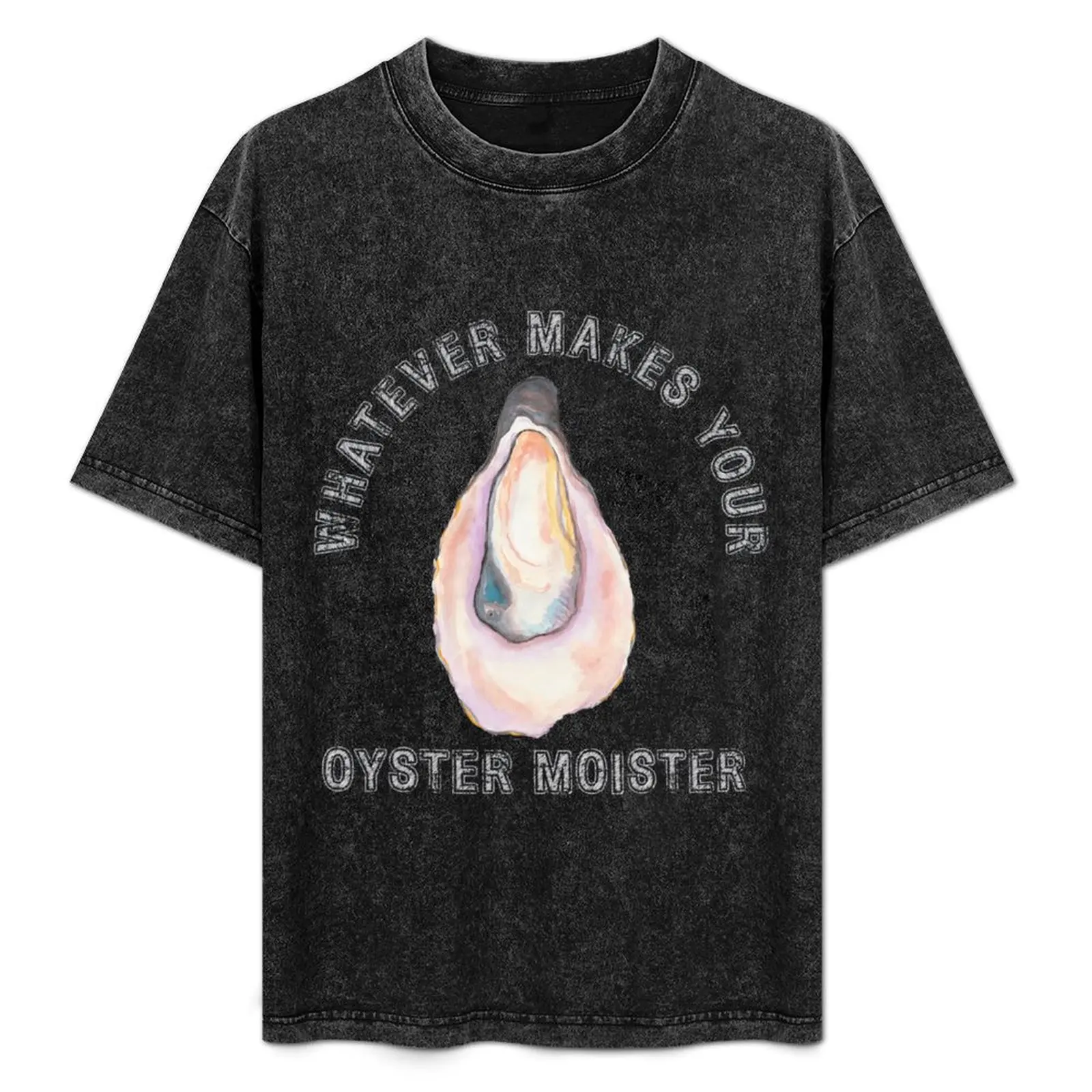 Moister Pearl Sea Oyster Moist Funny Mollusk Clam T-Shirt Functional Casual Short Sleeve Tee