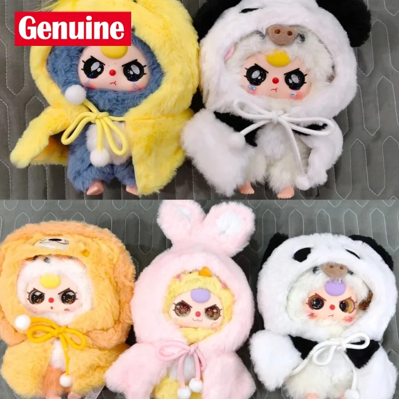 

Подлинная серия Baby Three I Am Not A Hero, слепая коробка, модная игрушка, виниловое плюшевое украшение для комнаты, кавайная кукла, подарки-сюрпризы для девочек