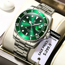 POEDAGAR Top Brand Luxury Man Wristwatch Waterproof Date Week Men Watches Stainless Steel Quartz Business Affairs Men's Watch