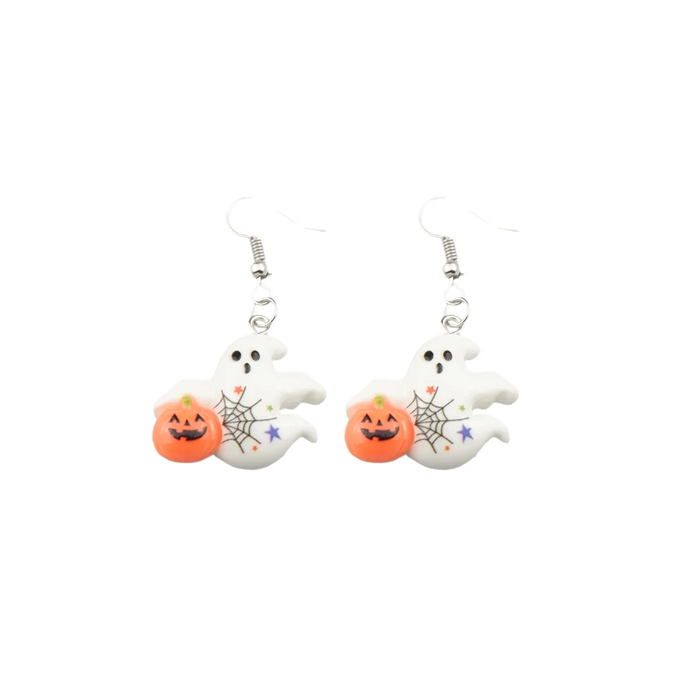 Cute Creative Halloween Set Earring For Women Resin Bag Drop Earrings Children Handmade Jewelry DIY Gifts