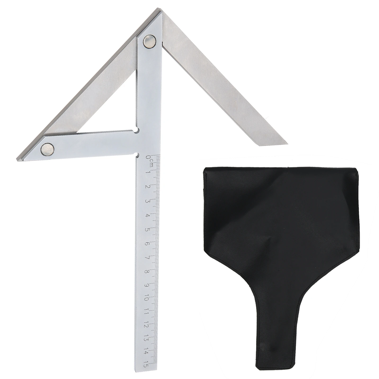 

High Accuracy Center Angle Gauge Protractor Stainless Steel 45/90 Degree Angle Ruler Marking Stainless Steel Angle Ruler