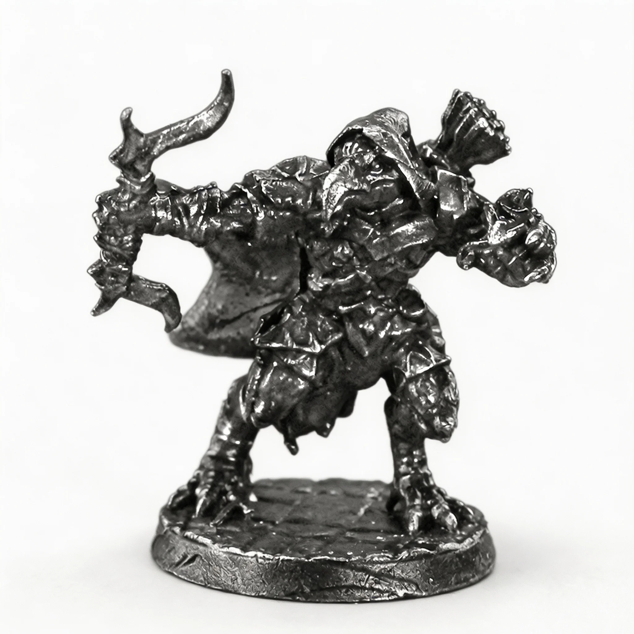Metal Evil‑Eye Griffin Bird‑Man Warrior Miniature Wargame Figure Tabletop Game Chess Piece Ornament In‑Stock