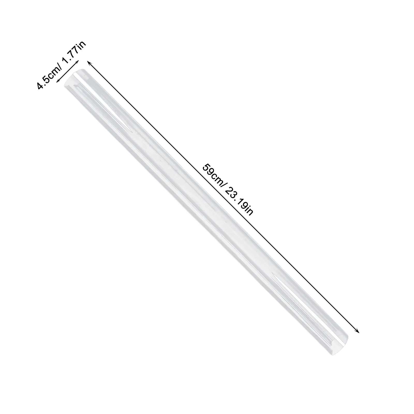 Explosionproof Ceiling Lamp Shade Frosted Acrylic Tube Cover Anti-Glare Pendant Light Diffuser Cover for Warehouse Industrial