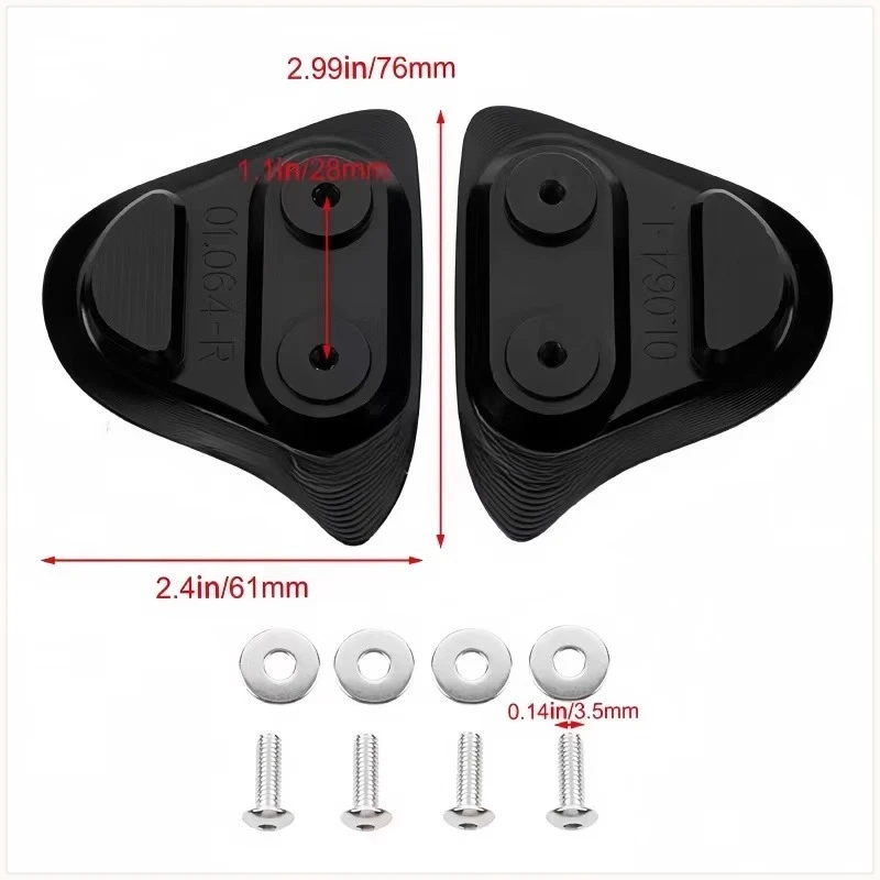 دراجة نارية الزجاج الأمامي مرآة الرؤية الخلفية إزالة ثقب غطاء المكونات تعديل مرآة الرؤية الخلفية غطاء لياماها YZF R1 R1M 2020-2025 #5