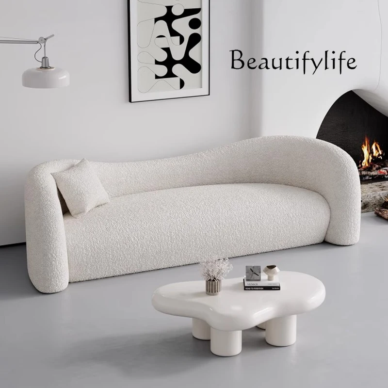 

Individual White Living Room Sofas Bedroom Modern Couch Nordic Outdoor Sofa Lazy Cute Lounge Balcony Muebles Office Furniture
