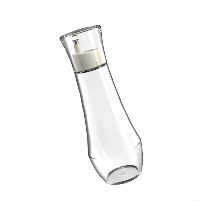 Durable Glass Oil Bottle with Controlled Pourer for Healthy Cooking X3UC