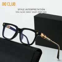 O-Q CLUB Plus Gafas De lectura para hombre, gafas De conferencia De alta calidad, lentes De luz azul para leer, gafas para mujer