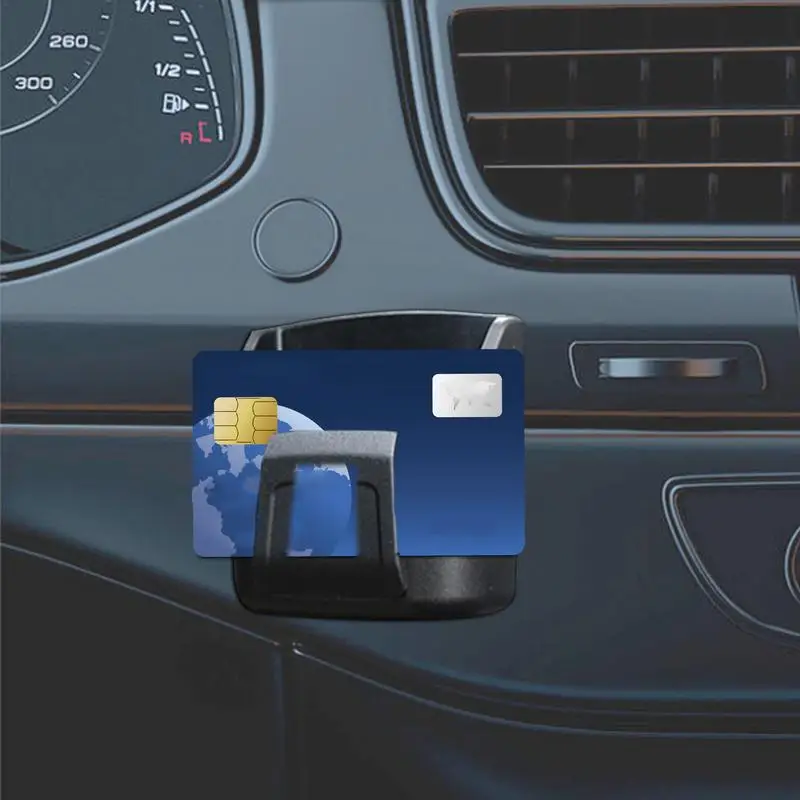 Adhesive Car Key Box Small Reusable Storage Box For Car Dashboard With Back Adhesive Small Items Organizing Supplies Space