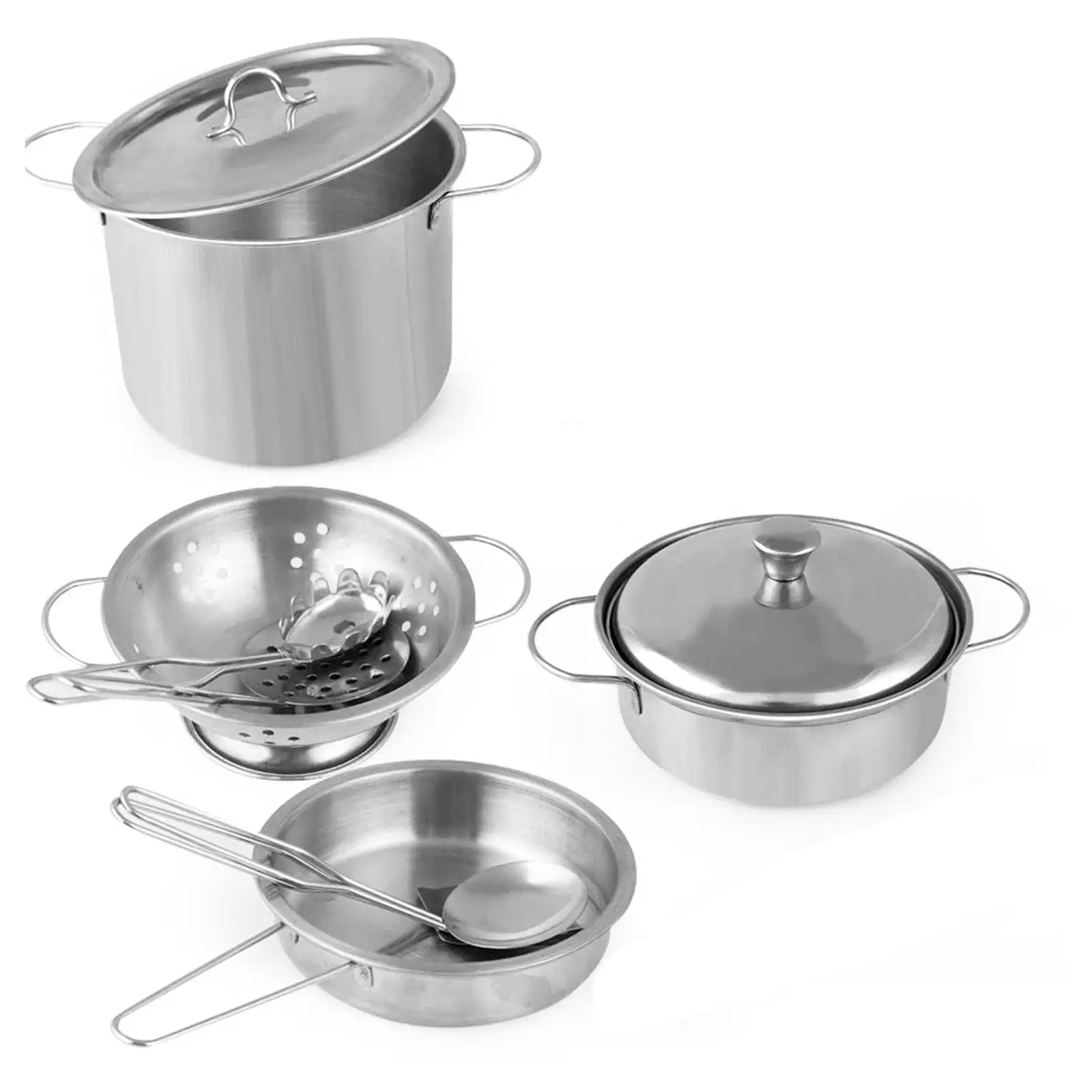 Jouets de cuisine, accessoires de cuisine, ensemble de jeu réutilisable, casseroles et poêles pour garçons et filles, apprentissage de la fête de noël en classe