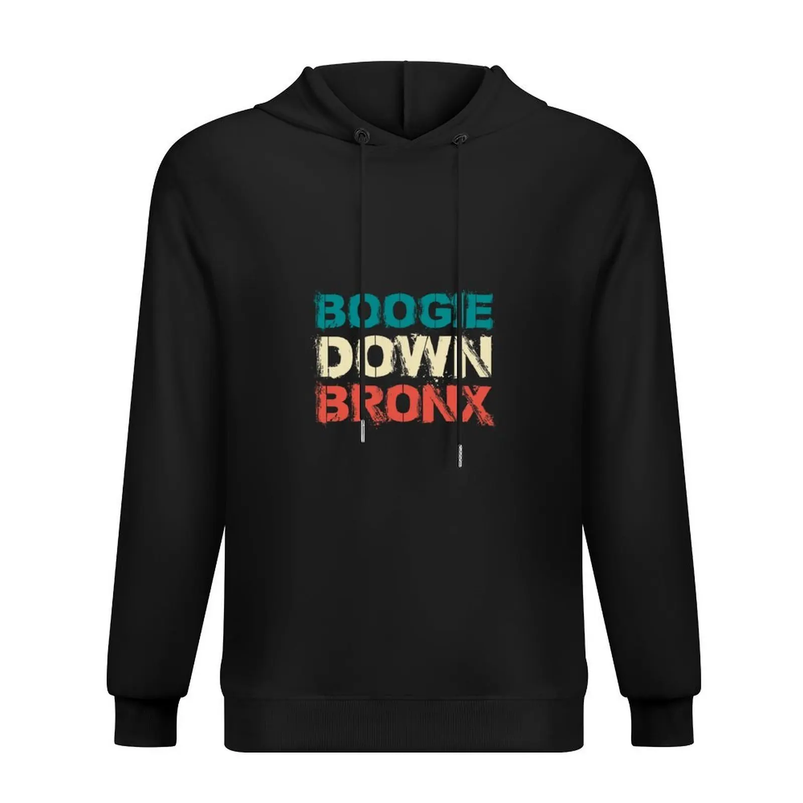 Boogie Down Bronx- ملابس بقلنسوة على طراز نيويورك على الطراز الكوري للرجال معطف رياضي