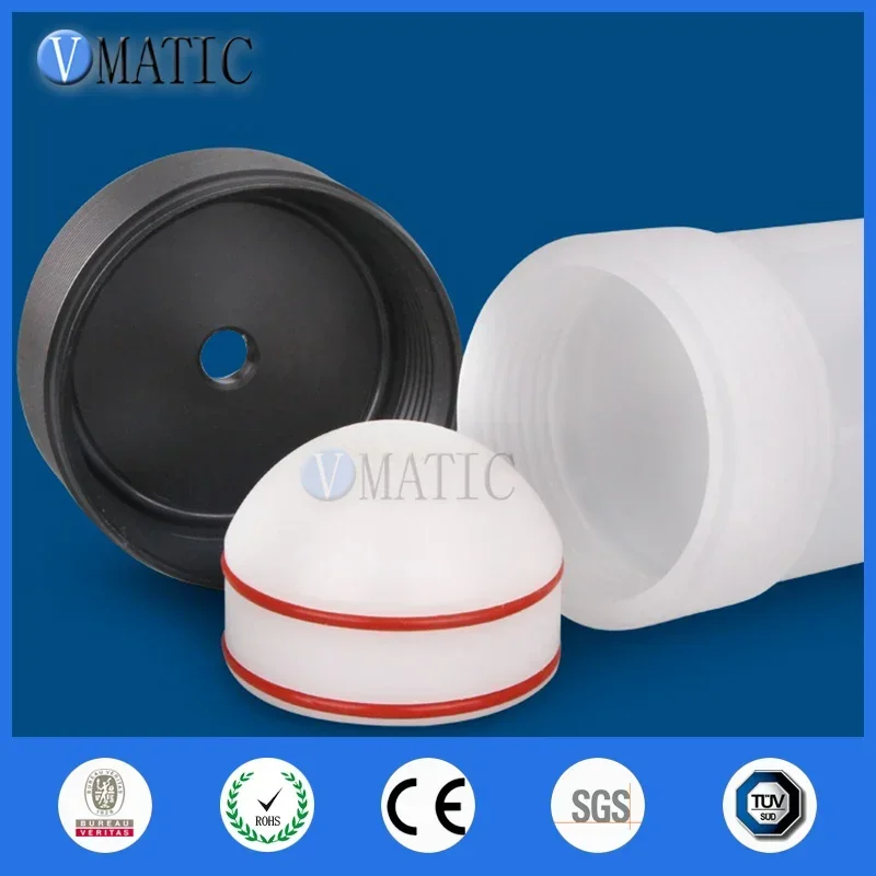 

High Quality US Type Thickening 300 Cc / Ml Glue Filling Pneumatic Plastic Dispenser Syringe Barrel Set With Fast Quick Fitting