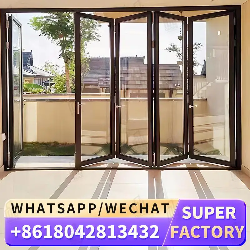 

Customizable Europeanstyle Foldable Windows Door Ideal for Modern Office Spaces Factory Direct Windows Foldable door