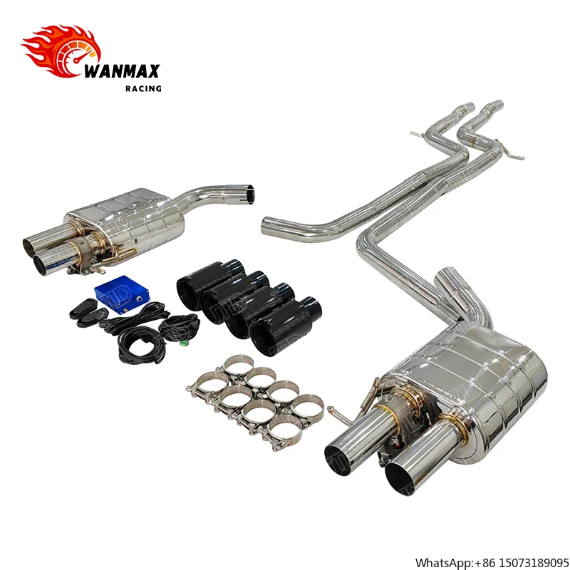 

Stainless Steel Valvetronic Exhaust Catback for S5 B8 Exhaust System