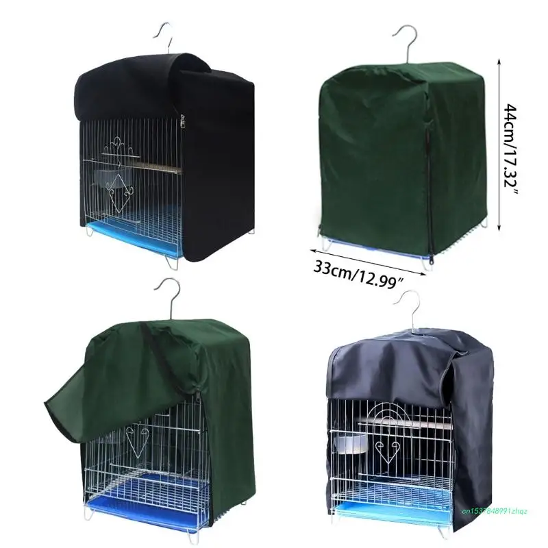 Bird Cage Shade Cover Blackout Shields Birdcage Light Covers for Parakeets Lovebirds Budgies Finches Square Cage