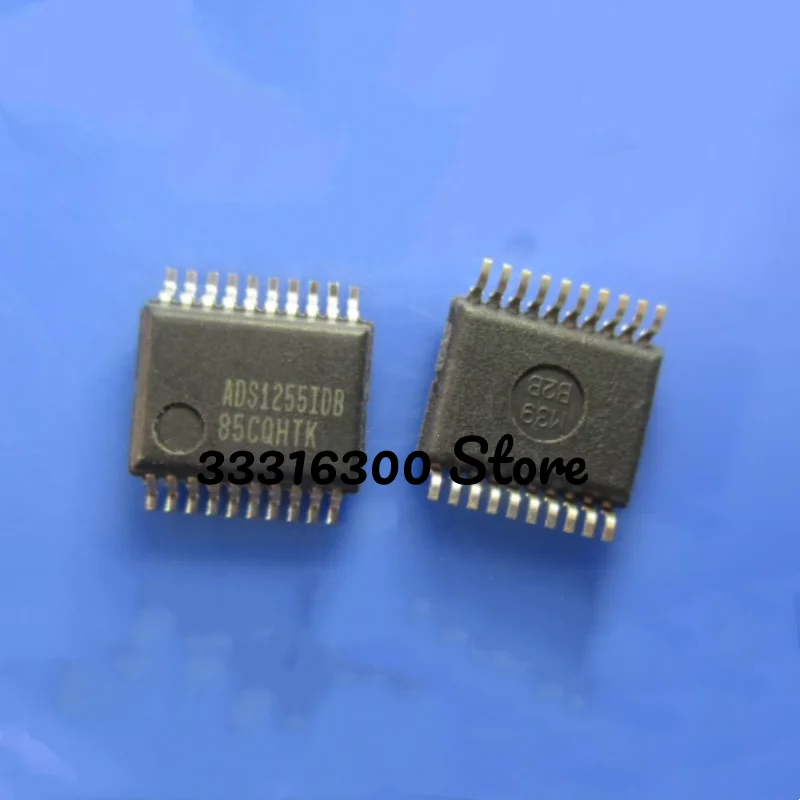 10PCS New ADS1255IDB   SSOP20  Analog to Digital Converter Chip IC