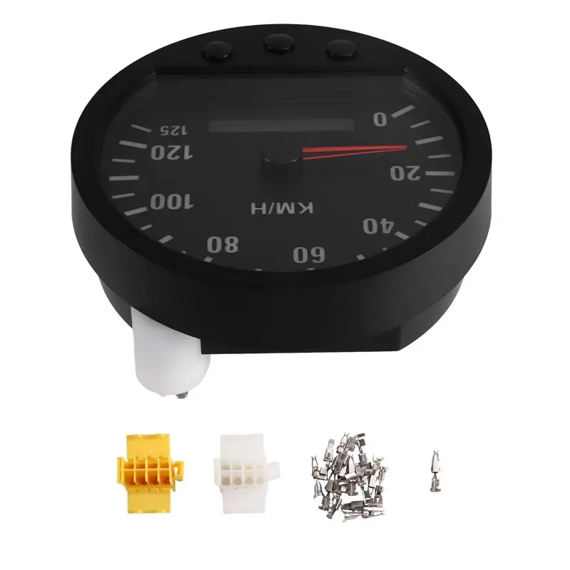 A80X-LCD Display For CANBUS Speedometer 140Mm Electronic With Odometer And Trip Meter For Trucks Tractor TD140ATC