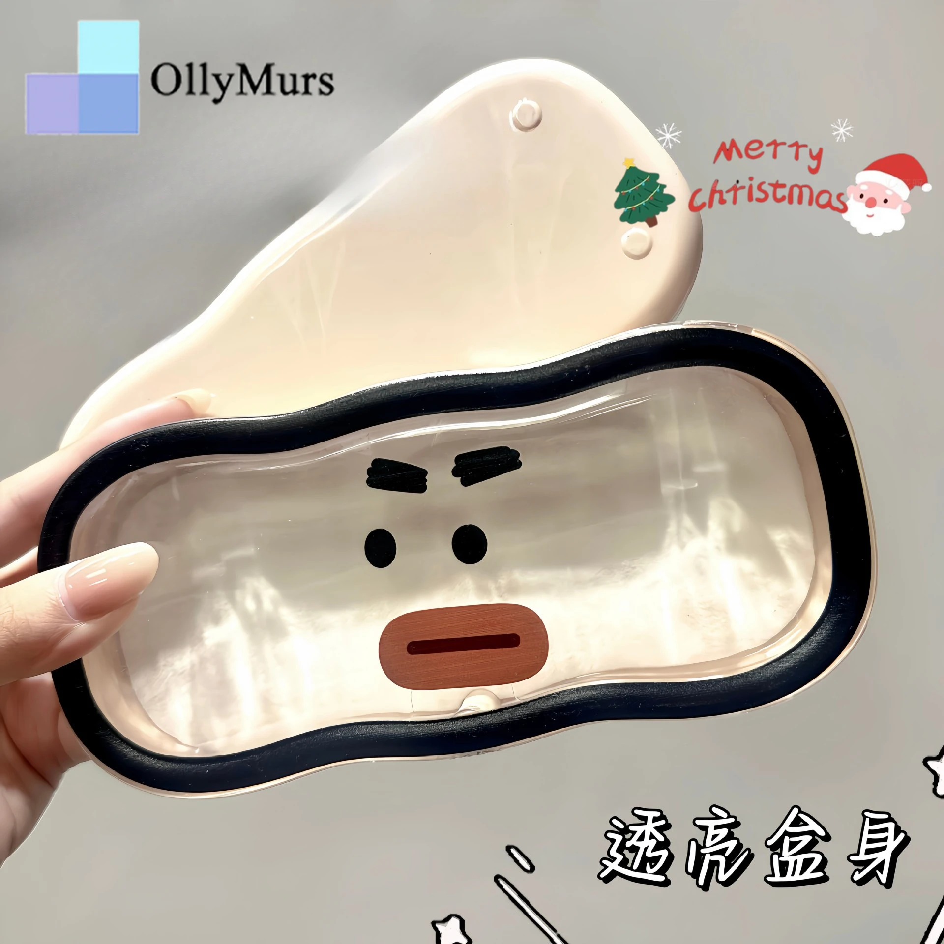 

OLLYMURS Art Designer Custom INS Премиум Простой футляр для очков Ins Креативная прозрачная коробка для глаз для мальчиков и девочек