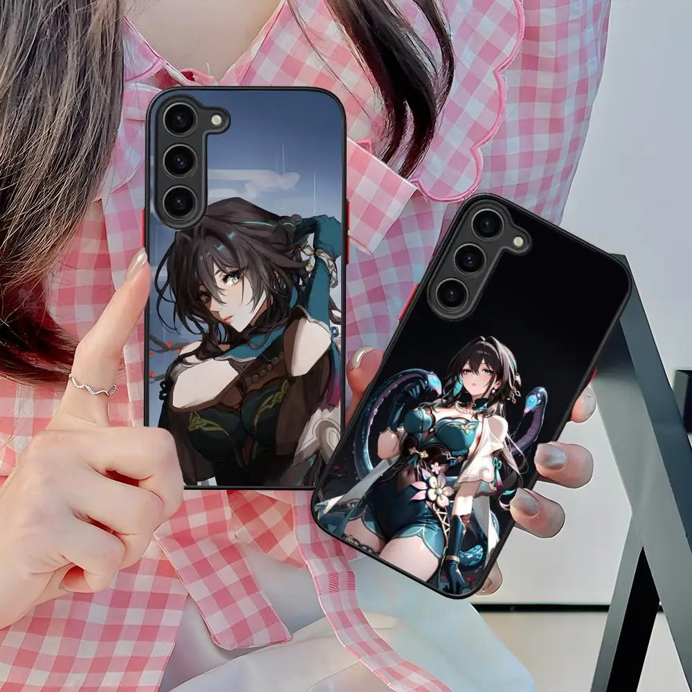 

Чехол для мобильного телефона HSR RuanMei из силикона для Samsung Galaxy S26 S25 S24 S23 S22 S21 Plus FE Ultra, разноцветный