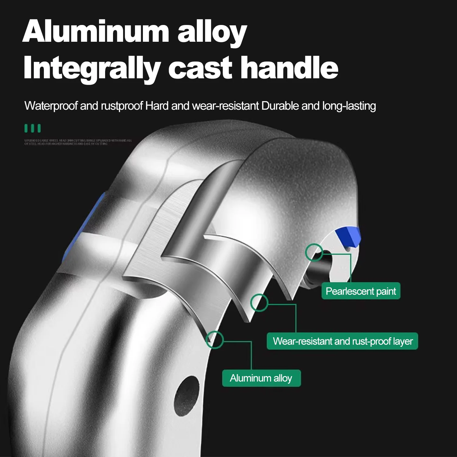 Bearing Pipe Cutter, Ball Bearing Cutting Tool Manual Knob Tube Cutter for Thin-walled Pipes Such As PPR Pipes for Aluminum Tube