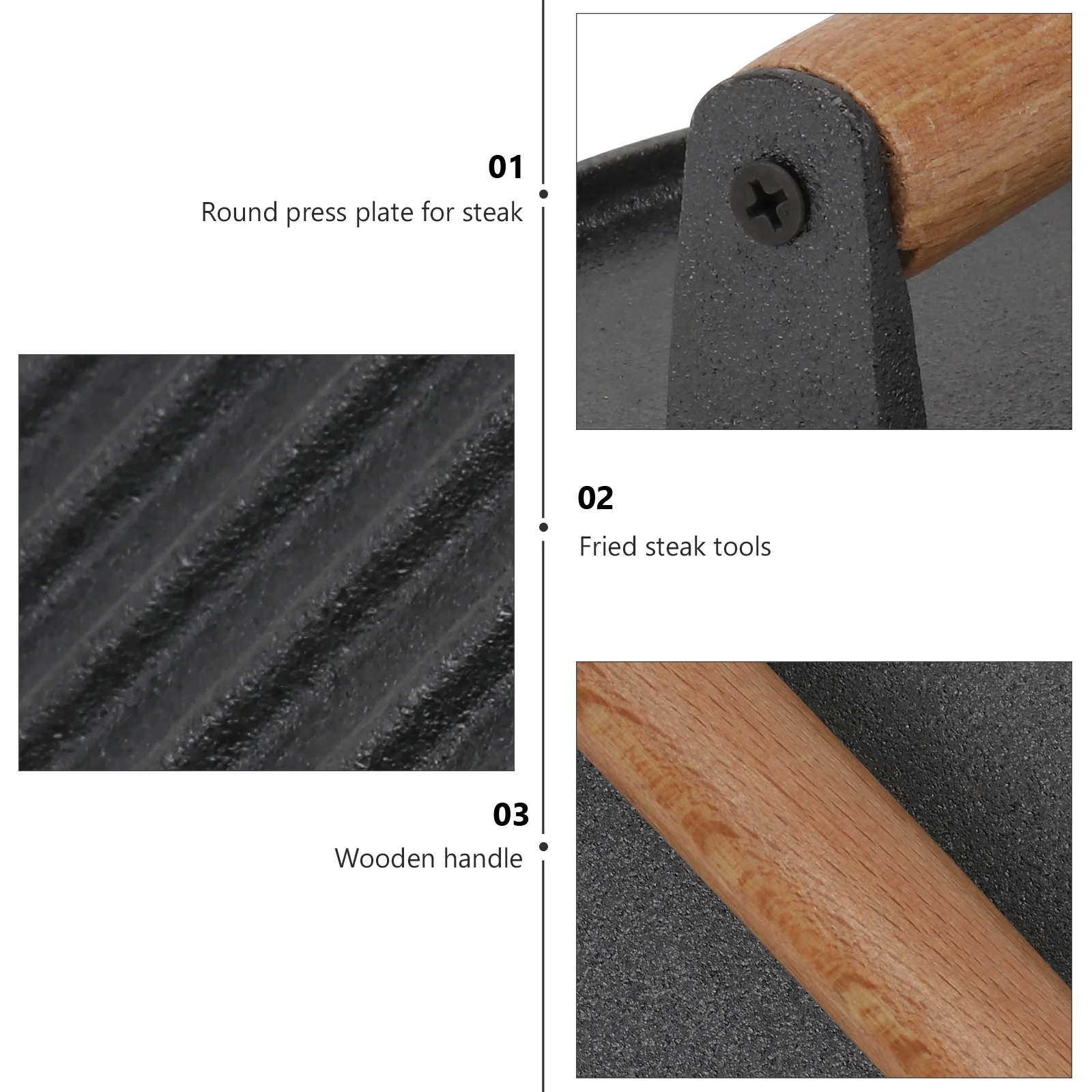 

DIY Burger Patty Press Tool Iron Manual Mold for Hamburger Meat Cutlet Rice Ball Egg Shaper Kitchen Gadget Round Maker Press