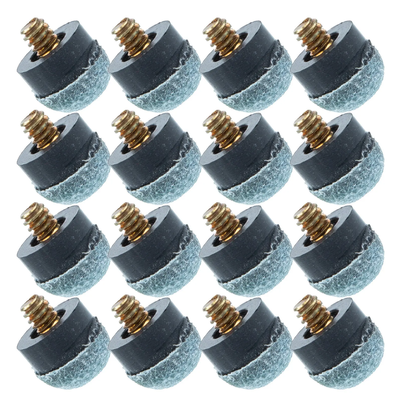 

30Pcs Pool Cue Tips Pre-Shaped 10Mm Screw-on Replacement Billiard Snooker Hard Pool Stick Cue Tips for Precise Ball Control