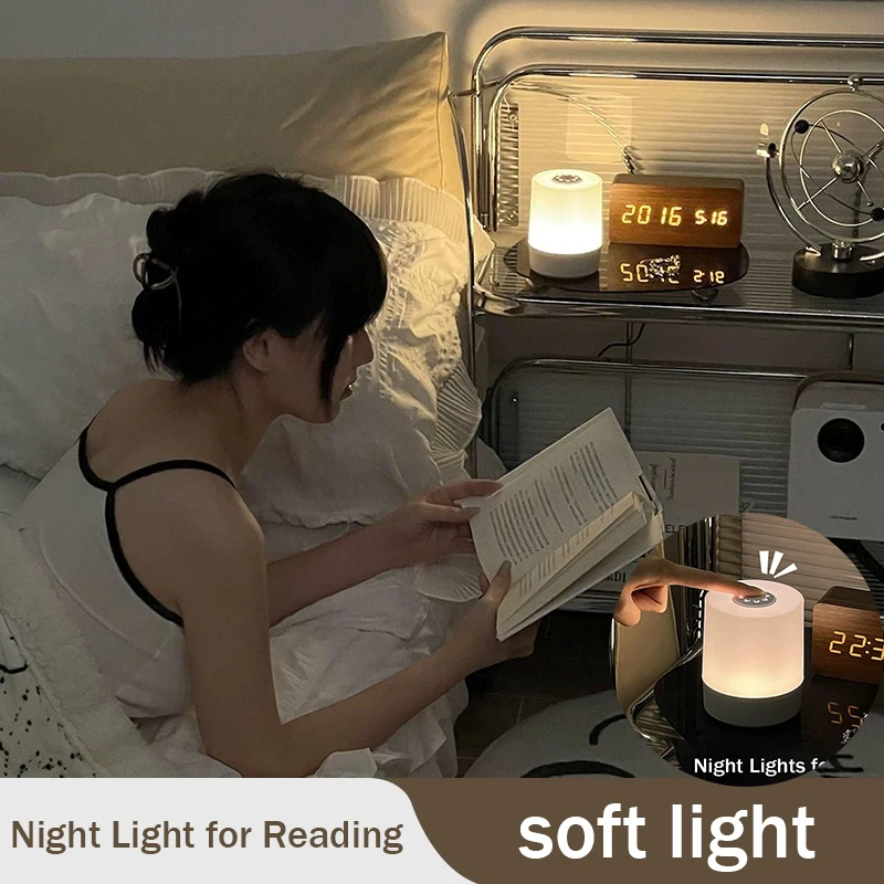 Night Lights for Kids Touch Night Lamp Rechargeable Touch Light With Dimmable Baby Nursery Lamp For Kitchen Bedroom Bedside Room