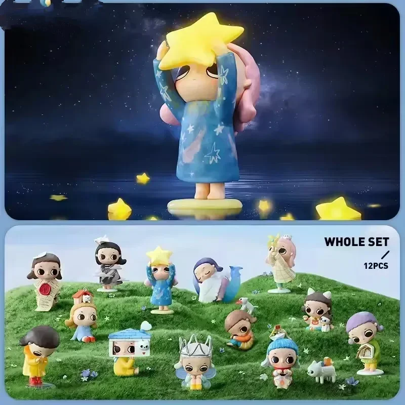 POPMART Nyota Growing up by Your Way Serie Mystery Box Niedliche Anime-Figur Blind Box Überraschungstüte Desktop-Ornamente Sammler-Puppe