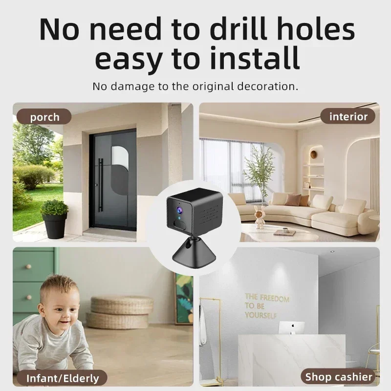 

Intercom Infrared Night Vision Long Battery Duration Camera Low Power Wifi Surveillance Camera 3 Days Free Cloud Storage Voice