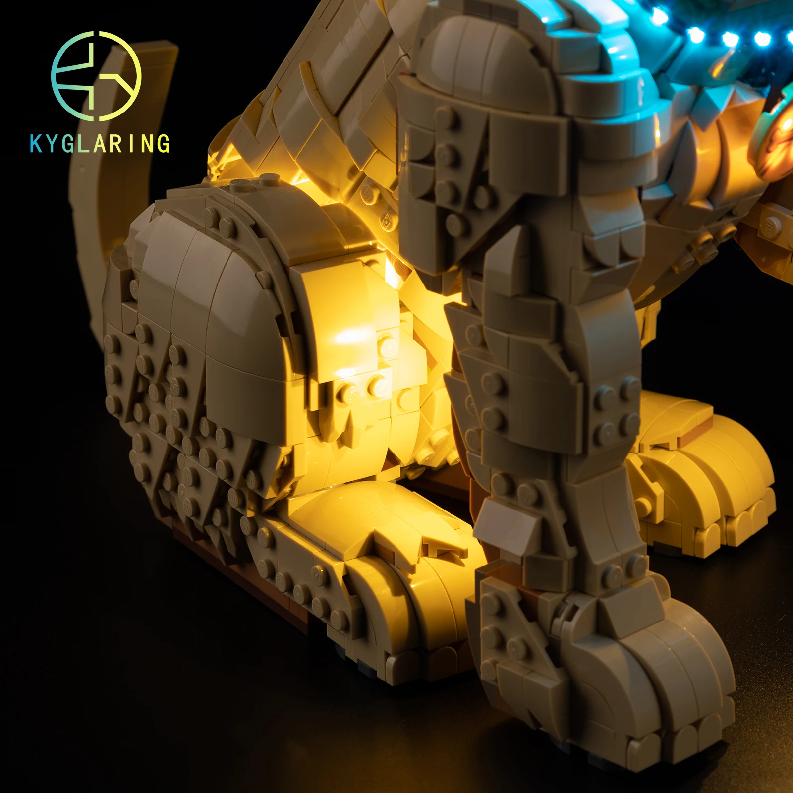 Kyglaring Led Lighting Set Diy Toys for Lego Golden Retriever Puppy 11384 Building Blocks