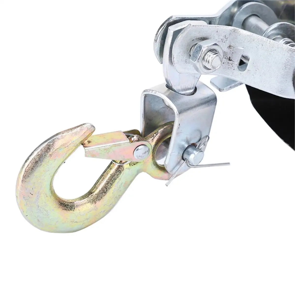 ~！【Best Seller】Wire Rope Hand Puller Tighten Tool Mini Tightener Double Hook Lifting Tool Gear Winch Puller Heavy Duty Power Pu