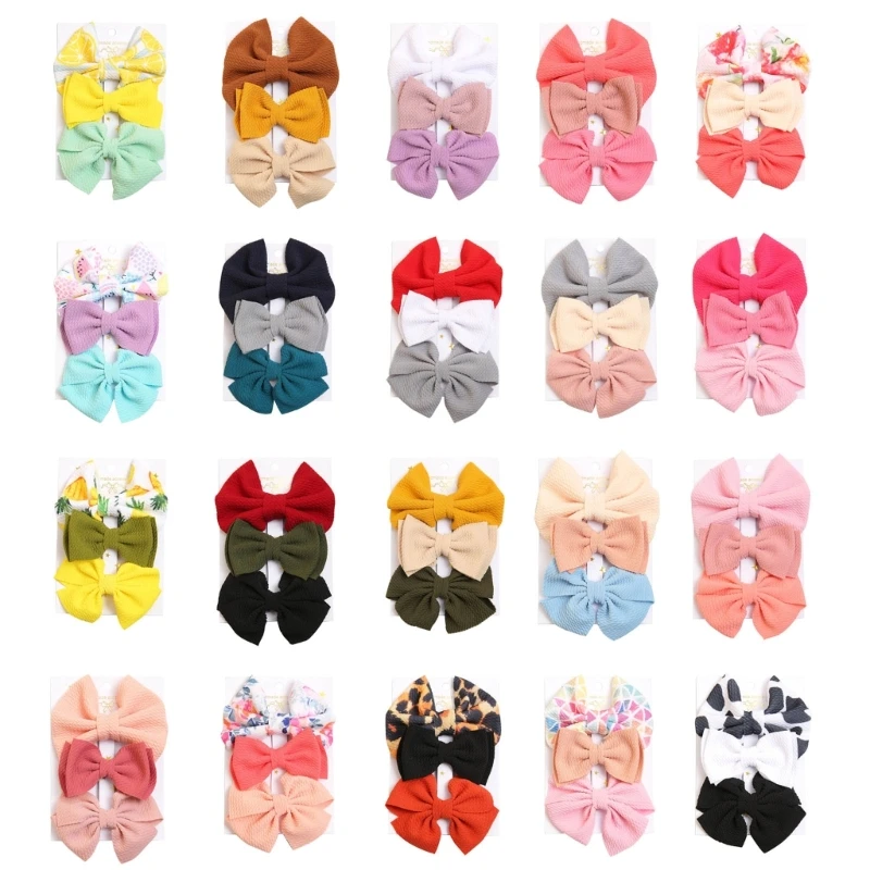 

Hair Clips Bowknot Hair Pins Kids Girls Hairclip Female Snap Pins Pet Headdress