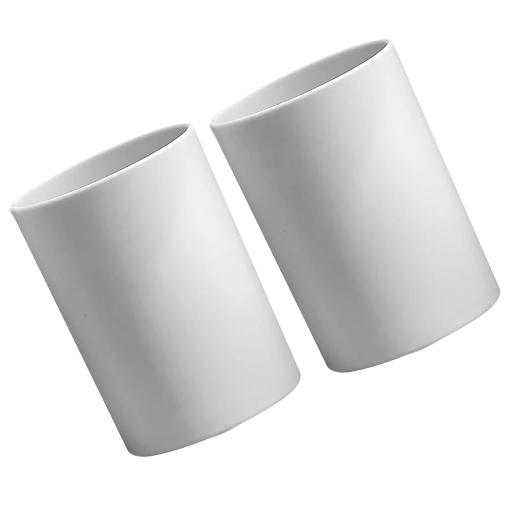 

2 шт. нескользящие многофункциональные чашки, чашки для зубных щеток, белые дорожные кружки, стакан для ванной комнаты, чашка для полоскания рта, хранение питья для дома