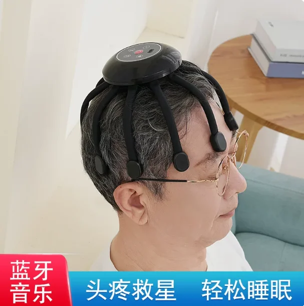 Octopus Heads Massage Stress Relief Head Body Relax Luxury Acupressure Compress Head  Scalp