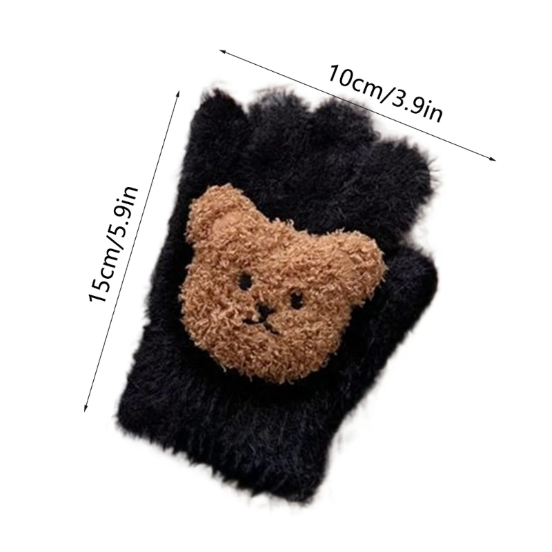 New Bear Winter Gloves Mittens Warm Comfortable Gloves for Kids Boys Girls Gift