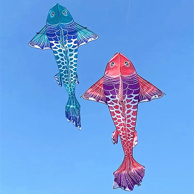 

free shipping fish kites flying for adults cerf volant professionnel cometas de viento infantil drachen steigen outdoor toys fun