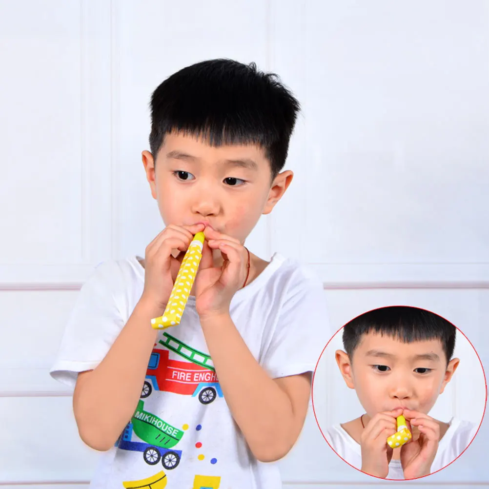 

100Pcs Dragon Party Whistles Plastic Durable Blowing Birthday Carnival Noisemakers Cheer Props Birthday Party Whistles