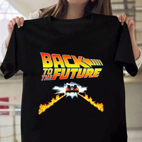 Hot Back To The Future Printed T Shirts Unisex Casual Tops Summer Short Sleeve Harajuku T Shirts