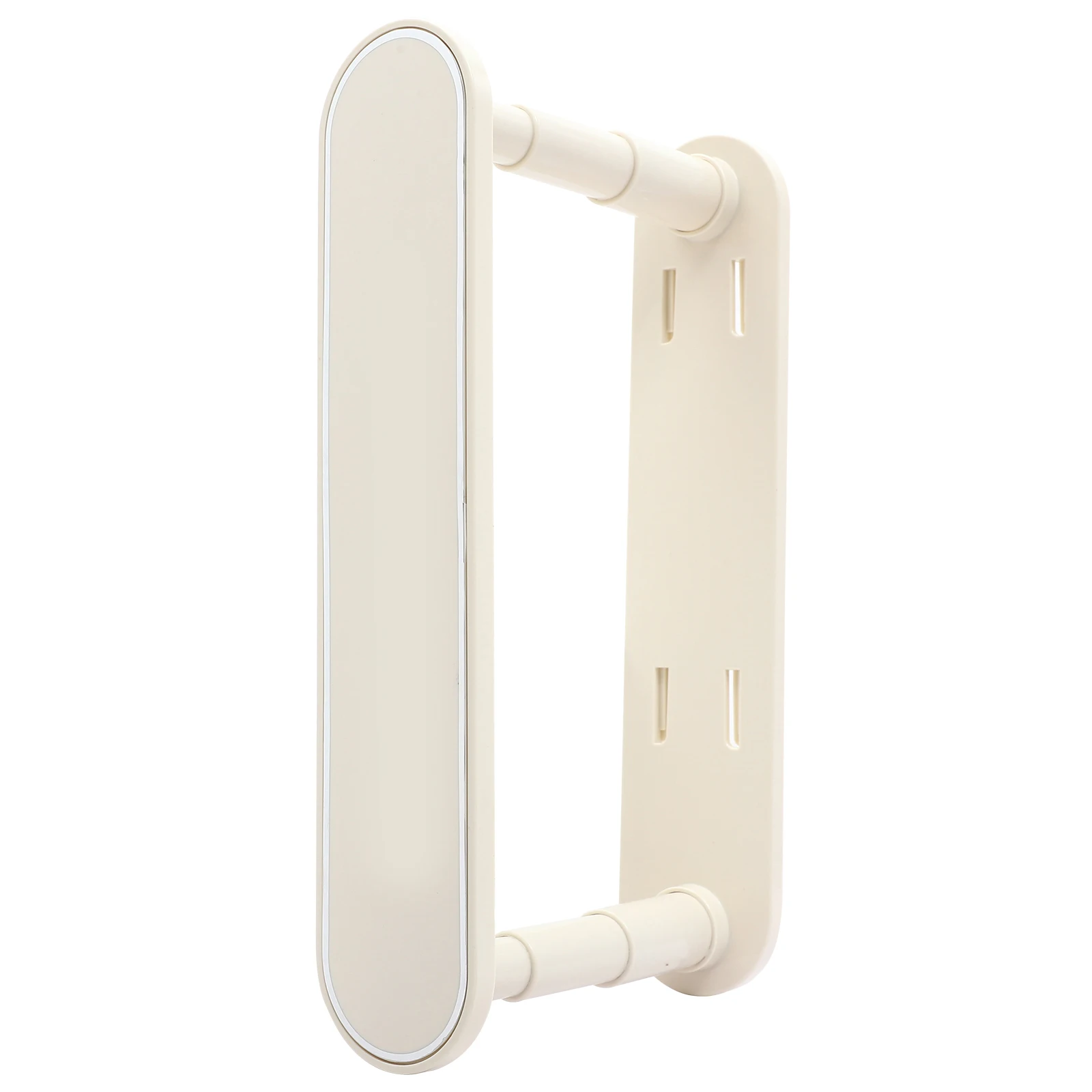 

Double Coat Rack Clothes Hanging Hangers Space Saving Organizer Holder No Punching Hook Abs for Multipurpose Wall Mount Storage
