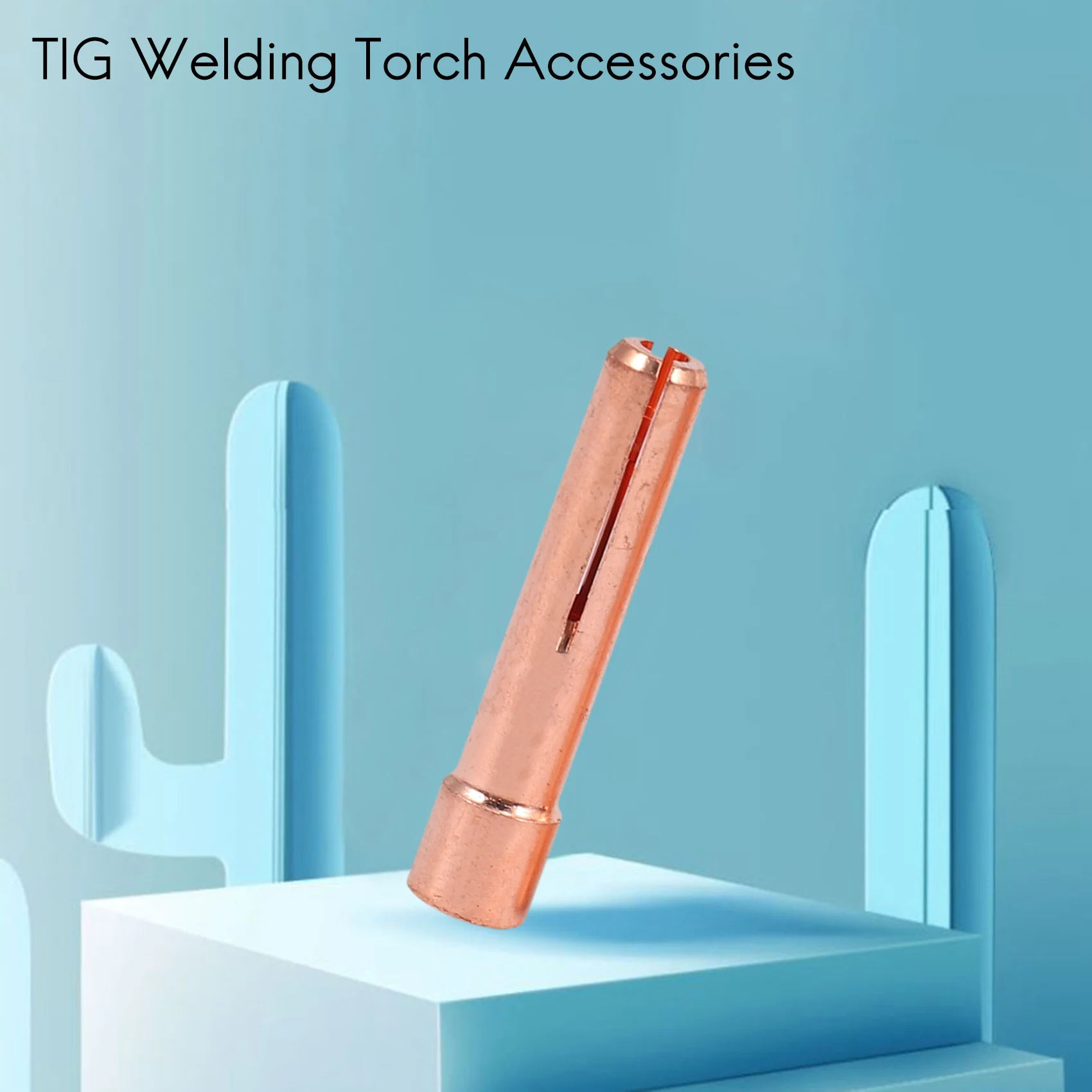 

A53Q-55PCS TIG Welding Torch Accessories Kit Alumina Nozzle Stubby Gas Lens 10 Cup Kit For TIG WP-17/18/26