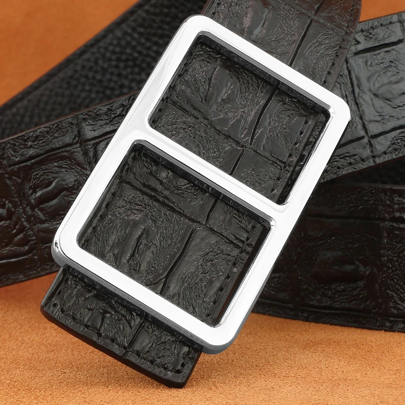 Paski męskie designerskie szerokie z klamrą suwakową 3,8 cm, skóra naturalna, luksusowa marka, wysokiej jakości pasek do spodni, młodzieżowe Cintos Masculinos