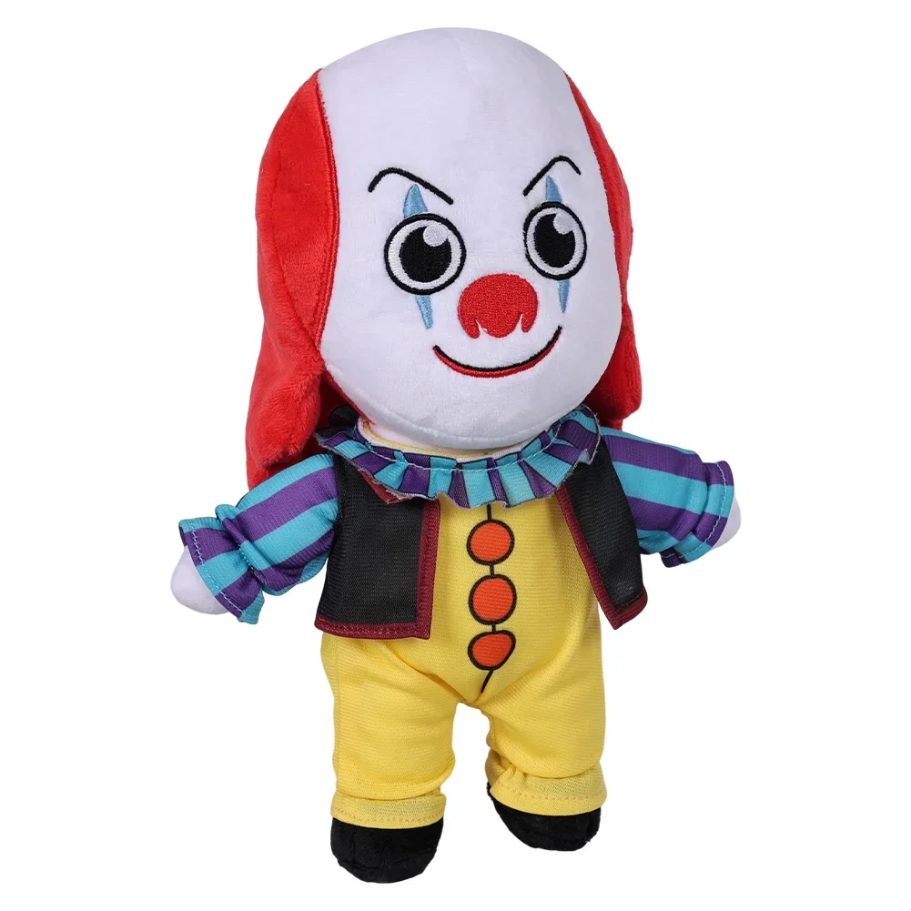 25cm Horror Clown Plush Plushies 1990 Movie It Cosplay Fantasy Figurine Props Mascot Xmas Birthday Gifts Party Decor